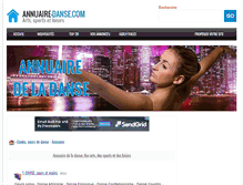 Tablet Screenshot of annuaire-danse.com
